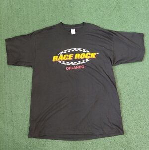 VINTAGE Race Rock Orlando Florida T Shirt Size XL